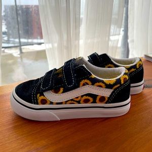 Vans sunflower size 8 toddler